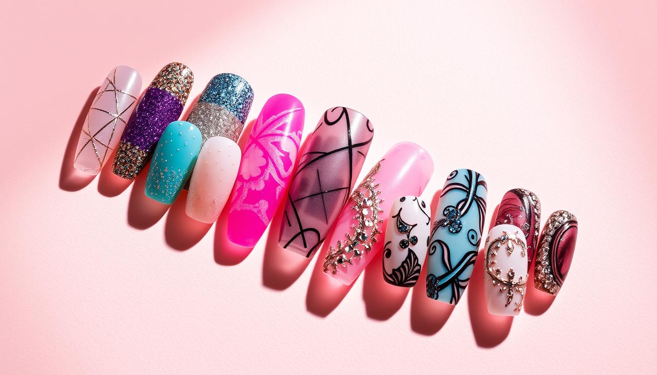 acrylic press on nails