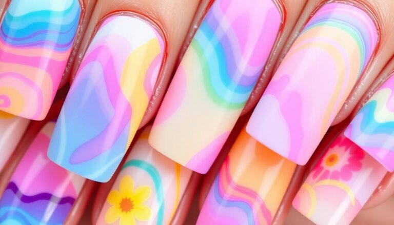 summer gel nails