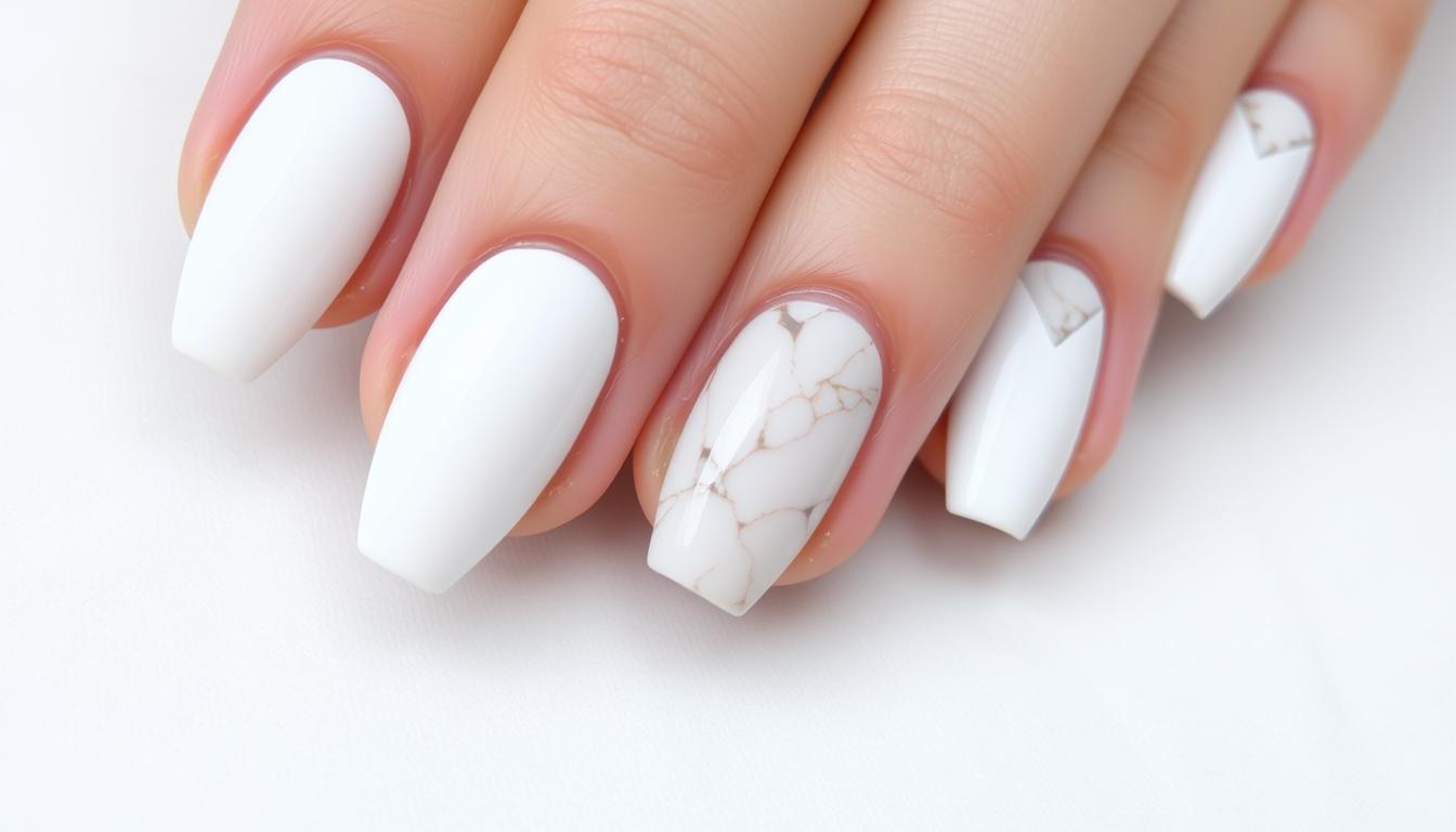 white nail designs